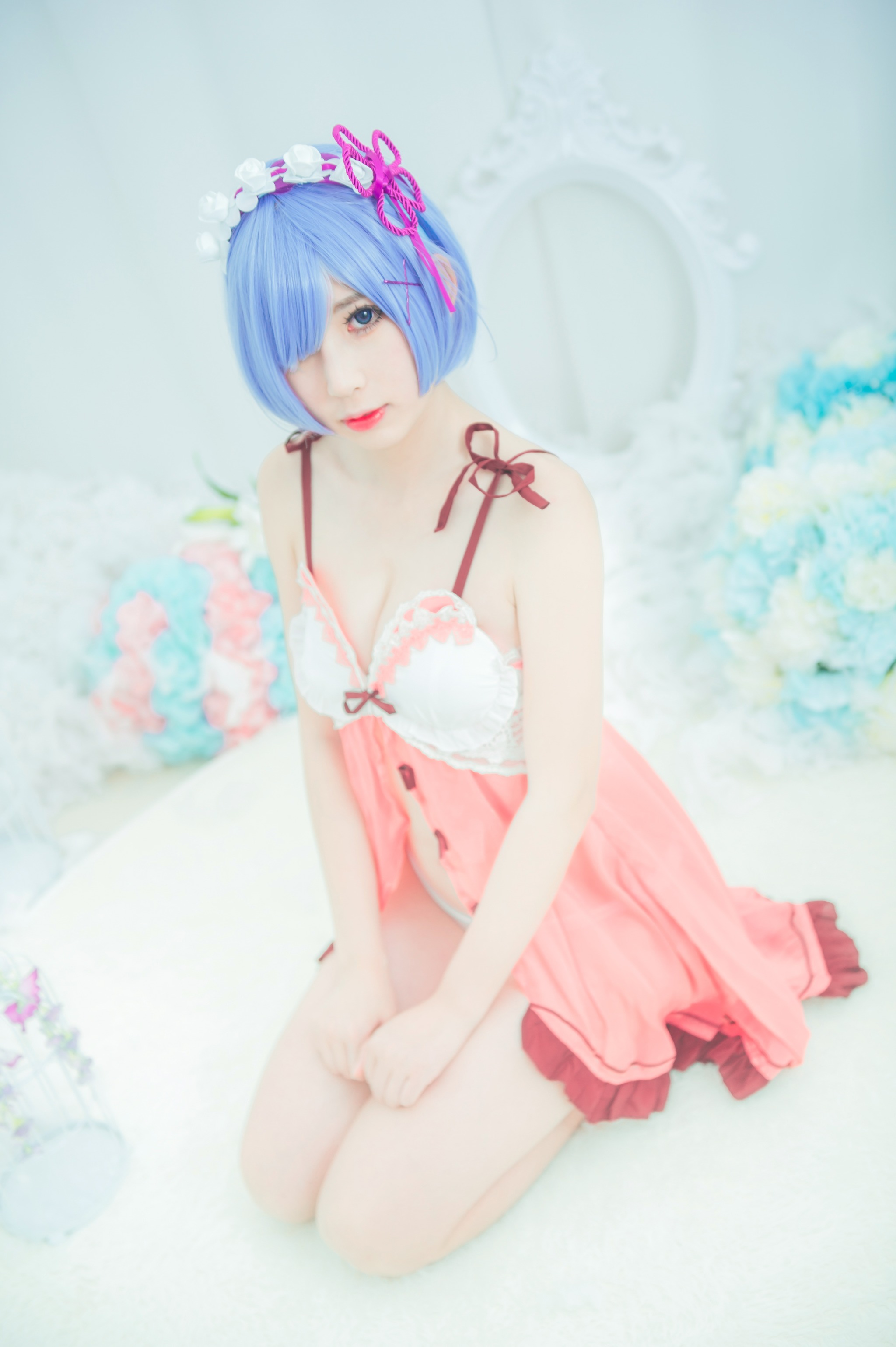 图片[1]-雯粥粥i – NO.020 蕾姆睡衣[24P]-XikXak